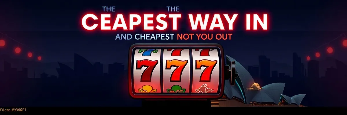 The Cheapest Way In and the Cheapest Way Out — slots online in Australia